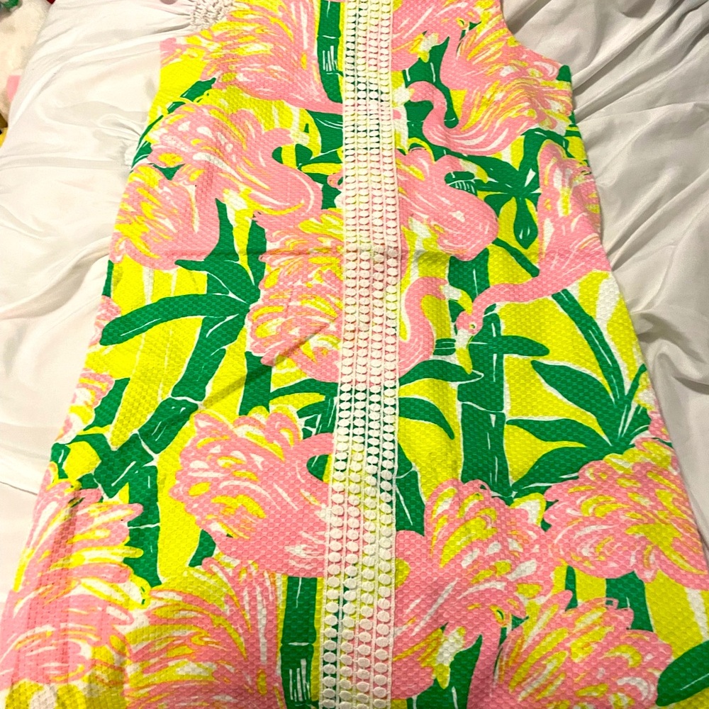 Vibrant Tropical Print Dress